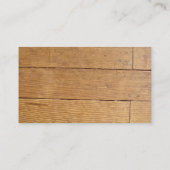 旧式な木製の床-もみ 名刺 (裏面)