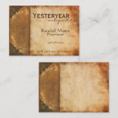 旧式な本 名刺 (正面/裏面)