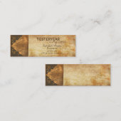 旧式な本II スキニー名刺 (正面/裏面)