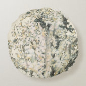 旧式な水彩画の珊瑚 ラウンドクッション (裏面)