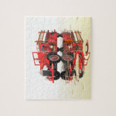 旧式な消防車のジグソーパズル ジグソーパズル (縦)