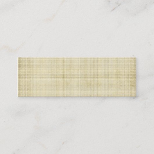 旧式な生地パターン スキニー名刺 (正面)