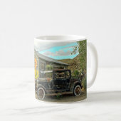 旧式な砂漠ピット停止 コーヒーマグカップ (正面右)