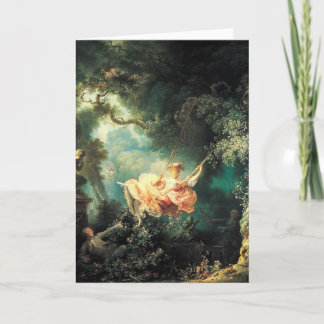 旧式な絵画の挨拶状46 カード