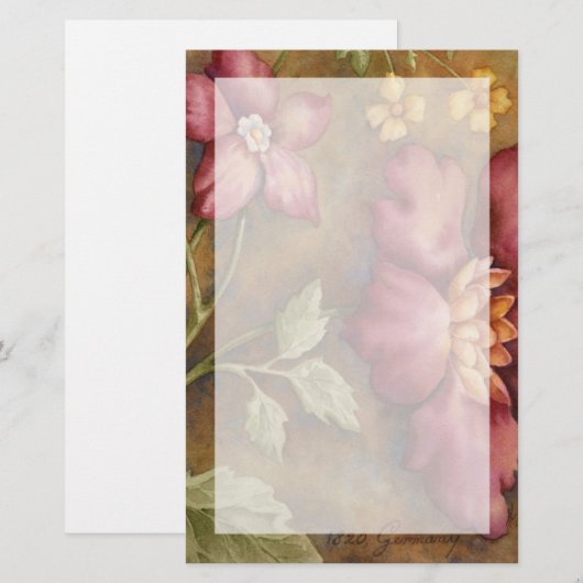 旧式な美しいII 便箋 (正面/裏面)