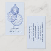 旧式な腕時計修理名刺 名刺 (正面/裏面)