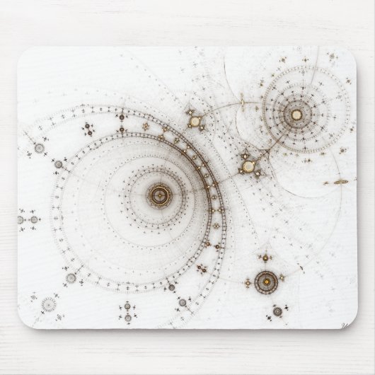 旧式な腕時計 マウスパッド (正面)