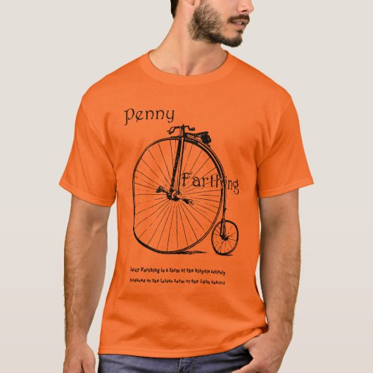 旧式な自転車のワイシャツ Tシャツ (正面)