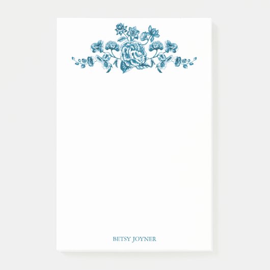 旧式な花のつる植物 ポストイット (正面)