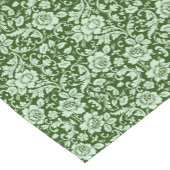 旧式な花のダマスク織 ショートテーブルランナー (コーナー)