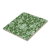 旧式な花のダマスク織 タイル (側面)