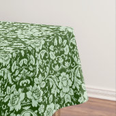 旧式な花のダマスク織 テーブルクロス (インサイチュ)