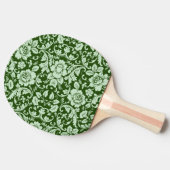 旧式な花のダマスク織 卓球ラケット (横)