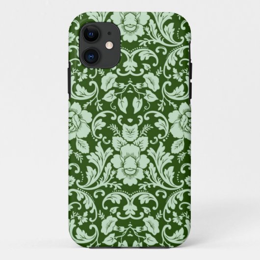 旧式な花のダマスク織 Case-Mate iPhoneケース (裏面)
