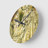 旧式な花嫁のヴィンテージの結婚 ラウンド壁時計 (傾斜)