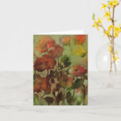 旧式な花 • ミシェールAbrams -カード カード (黄色い花)