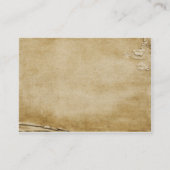 旧式な花 名刺 (裏面)