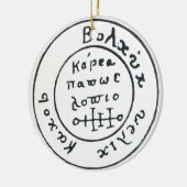 旧式な護符/海賊宝物地図 セラミックオーナメント (左)