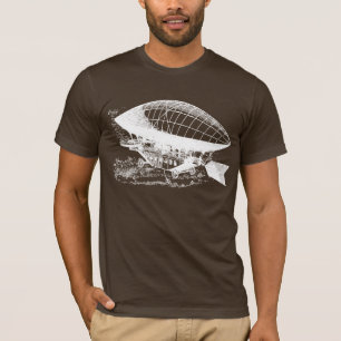 旧式な軟式小型飛行船 Tシャツ