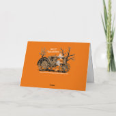 旧式な農場トラクターのハロウィンの幽霊のカボチャ農場 カード (裏面)