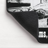 旧式な道のグレーダー マウスパッド (コーナー)