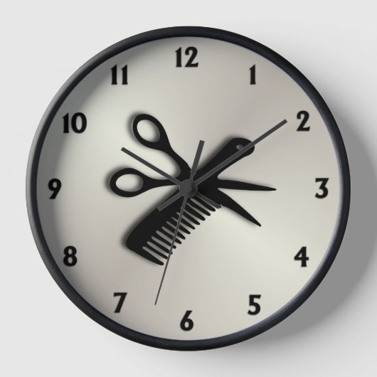 旧式な金ゴールドを切り、とかして下さい 壁時計 (正面)