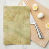 旧式な金ゴールド キッチンタオル (四つ折り)