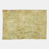 旧式な金ゴールド キッチンタオル (横)