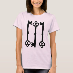 旧式な鍵のかわいいゴシック様式 Tシャツ