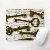 旧式な鍵 マウスパッド (マウス)