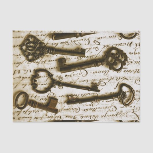 旧式な鍵 薄葉紙 (正面)