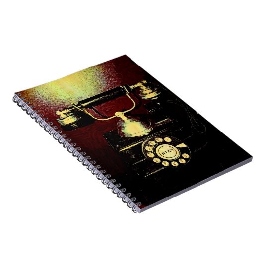 旧式な電話電話番号の本 ノートブック (右側)