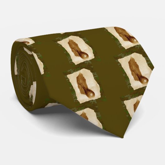 旧式な革火薬入れ ネクタイ (ロール)