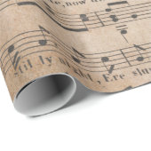 旧式な音楽シートのスタイル5の包装紙ロール ラッピングペーパー (ロールコーナー)