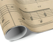 旧式な音楽シートのスタイル7の包装紙ロール ラッピングペーパー (ロールコーナー)