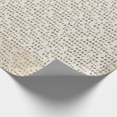 旧式な鳥および新聞包装紙ロール ラッピングペーパー (角)