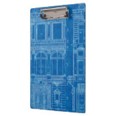 旧式な"感じの青い"建築家はクリップボードを計画します クリップボード (左)