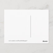 旧式な(紋章の)フラ・ダ・リの郵便はがき ポストカード (裏面)