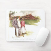 旧式なBaltusrolのカントリークラブの漫画 マウスパッド (マウス)