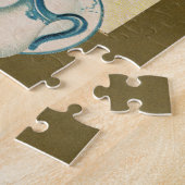 旧式なClapsaddleの感謝祭のパズル ジグソーパズル (側面)