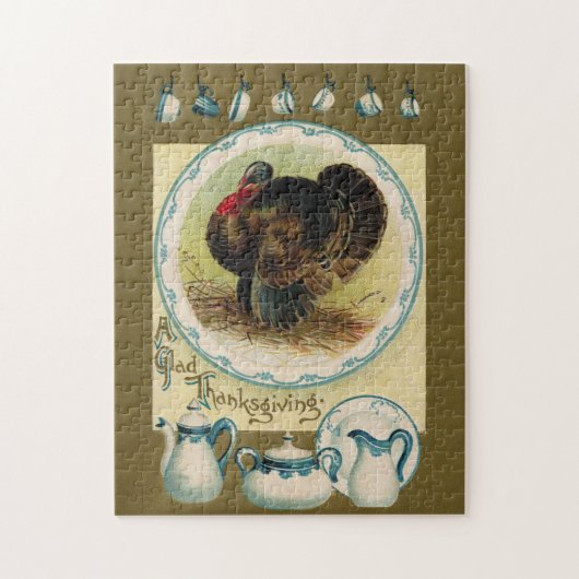 旧式なClapsaddleの感謝祭のパズル ジグソーパズル (縦)