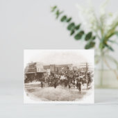 旧式なMesick Mich MIの通りの眺めの~ 1909年 シーズンポストカード (スタンド正面)