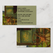 旧式なVNTGのトラクターの復帰の~の名刺! 名刺 (正面/裏面)