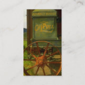 旧式なVNTGのトラクターの復帰の~の名刺! 名刺 (裏面)