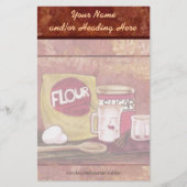 旧式のシェフの文房具 便箋 (正面)