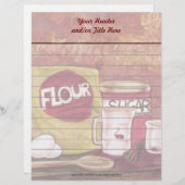 旧式のシェフレターヘッド レターヘッド (正面/裏面)