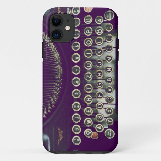 旧式のタイプライター Case-Mate iPhoneケース (裏面)