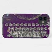旧式のタイプライター Case-Mate iPhoneケース (裏面(横))