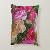 旧式のバラのアクセントの枕 アクセントクッション (裏面(縦))