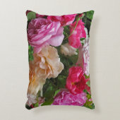 旧式のバラのアクセントの枕 アクセントクッション (正面(垂直))